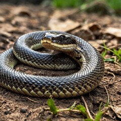 Obraz premium snake generative ai