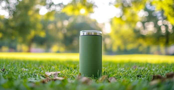 Strandom Style Tumbler 20oz with Natural Outdoor Background