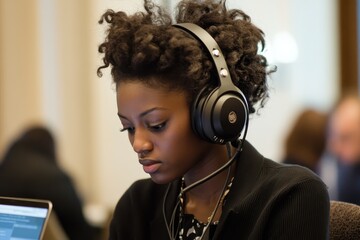 Young person participating in a live Q&A with financial experts via webinar â€“ Engaging with financial advisors for immediate, tailored advice, accessible remote financial services, empowerment