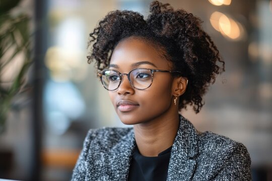Young person participating in a virtual seminar on responsible investing â€“ Engaging with financial advisors through Q&A, promoting informed financial decisions, digital finance empowerment