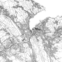 Fototapeta premium 3D illustration of city and urban in Lucerne Switzerland 