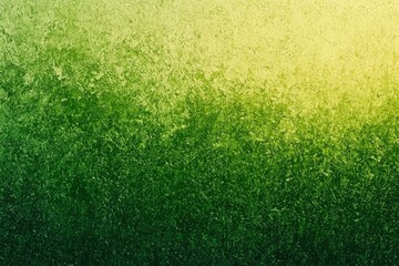 Noisy grain texture effect green and lime color gradient banner background. green grain texture background , ai