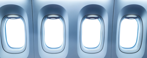 Window of airplane isolated on transparent png background,  png background