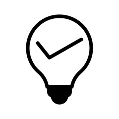 Fototapeta premium light bulb icon