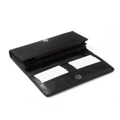 Genuine leather Women's long wallet 
