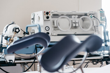 The newborn incubator offers a secure and nurturing environment for premature infants, delivering essential protection and medical care. 