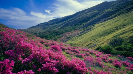 Mountainside in Bloom