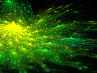 Imaginatory fractal abstract background Image