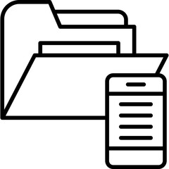 Phone Directory Folder Icon