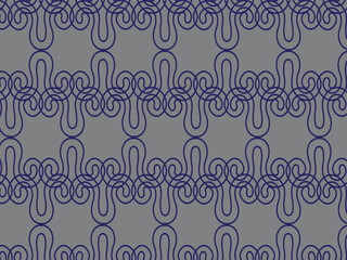Seamless line art pattern design