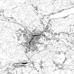 Fototapeta premium 3D illustration of city and urban in Villach Austria