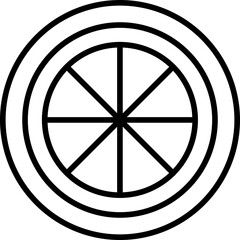 Obraz premium Mangosteen Icon
