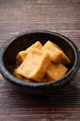高野豆腐の揚げ煮