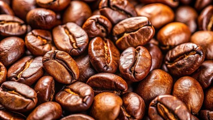 Close up photo of shiny coffee beans, coffee, beans, close up, shiny, roasted, aromatic, morning, caffeine, drink, organic