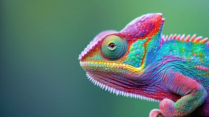 Obraz premium Half Color Chameleon.