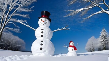 Fototapeta premium snowman