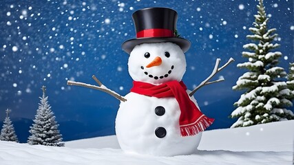 Fototapeta premium snowman