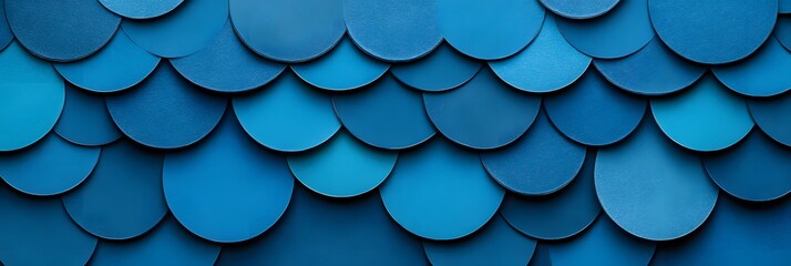 Fototapeta premium A blue leafy background with many blue leaves. The leaves are arranged in a way that creates a sense of depth and movement