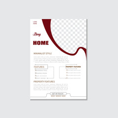 Real estate flyer poster design
