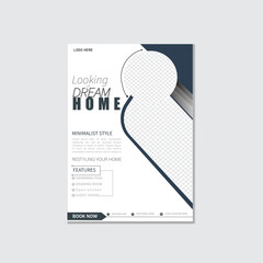 Real estate flyer poster design