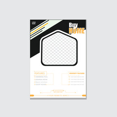 Real estate flyer poster design