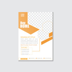 Real estate flyer poster design