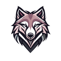 Obraz premium wolf tribal tattoo