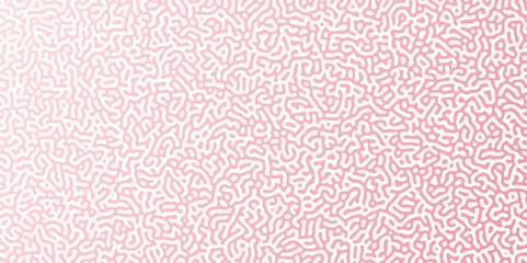 Abstract Reaction-diffusion or Turing pattern natural texture in coral pink gradient colour scheme. Linear design with biological shapes. Organic lines in memphis. abstract turing organic wallpaper.	
