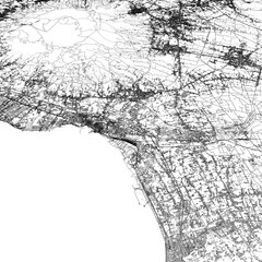 Fototapeta premium 3D illustration of city and urban in Pompeii Italy