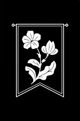 Elegant Floral Vector with Banner Design