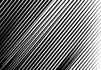 Obraz premium Tailoring concept. Image for your design close-up texture of black and white striped silk fabric at an angle.