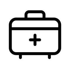 Basic linear  Library medical icon pack