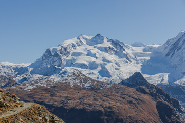 Fototapeta premium landscape with snow