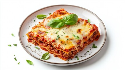Lasagna with Meat Sauce and Cheese