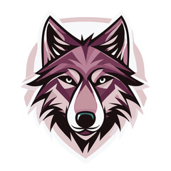 Obraz premium wolf head mascot