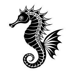 Download Seahorse Vector Illustration  Svg File For Design.