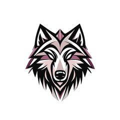 Obraz premium wolf tribal tattoo