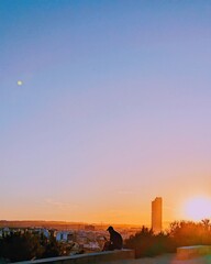 Sunset over the City