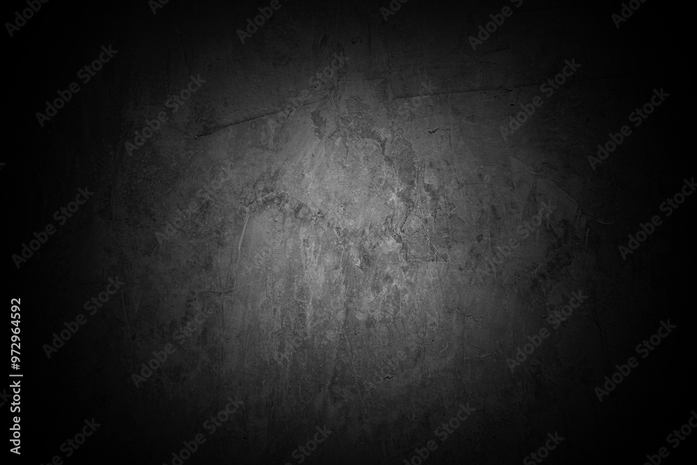 Poster old wall texture smeared engine oil cement dark black gray background abstract grey color design are