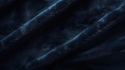 Navy Blue Dark Colored Velvet Background Wallpaper Luxurious Fabric Flowing Elegantly Abstract Presentation Slides Template Pattern Plain Solid Color Beautiful Gradient Illustration Copy Space 16:9