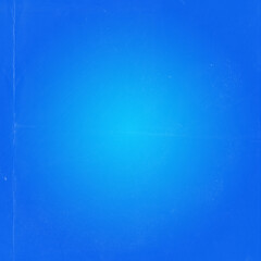 Old Vintage Blue Film Background or Overlay with Film Dust and Folded Paper Texture