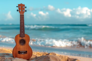 Ukulele on the Beach