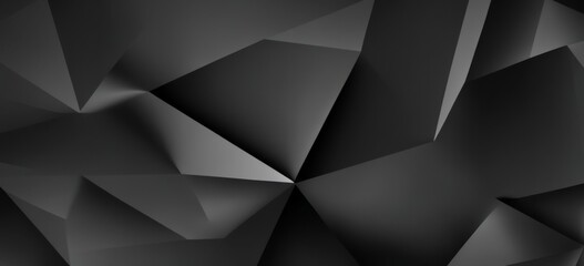 Modern geometric design with multiple triangular shapes creating