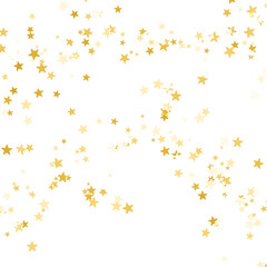 Starry Gold Dust Golden Star Glitter Illustration