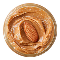 Delicious Creamy Almond Butter with Whole Almond on Top.