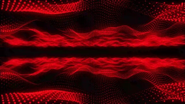 Visual gride effects wave background. particles flow wave  background.