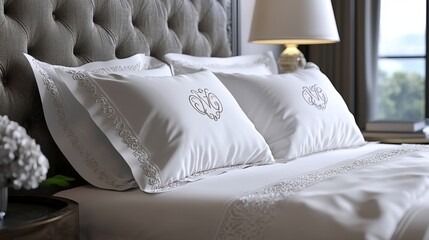Monogrammed Bedding