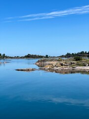 Felslandschaft einer Küste 