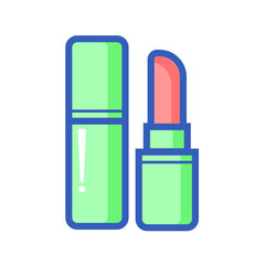 Beauty make up colored icon pack