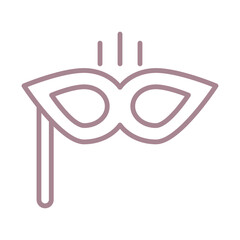 Carnival Mask Icon Design